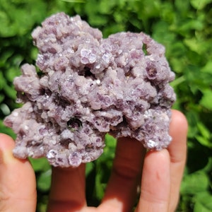 Lepidolite with Pink + Green Tourmaline from Brazil, Mica with Watermelon Tourmaline