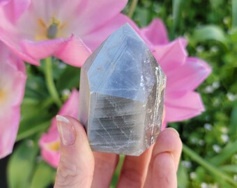 Phantom layered Scenic Quartz / Garden Quartz Included Tower from Brazil