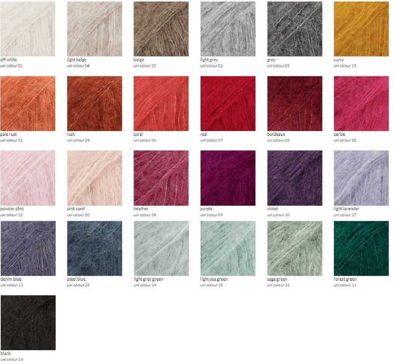 DROPS BRUSHED Alpaka Seide Alpakagarn Alpakagarn Etsy.de