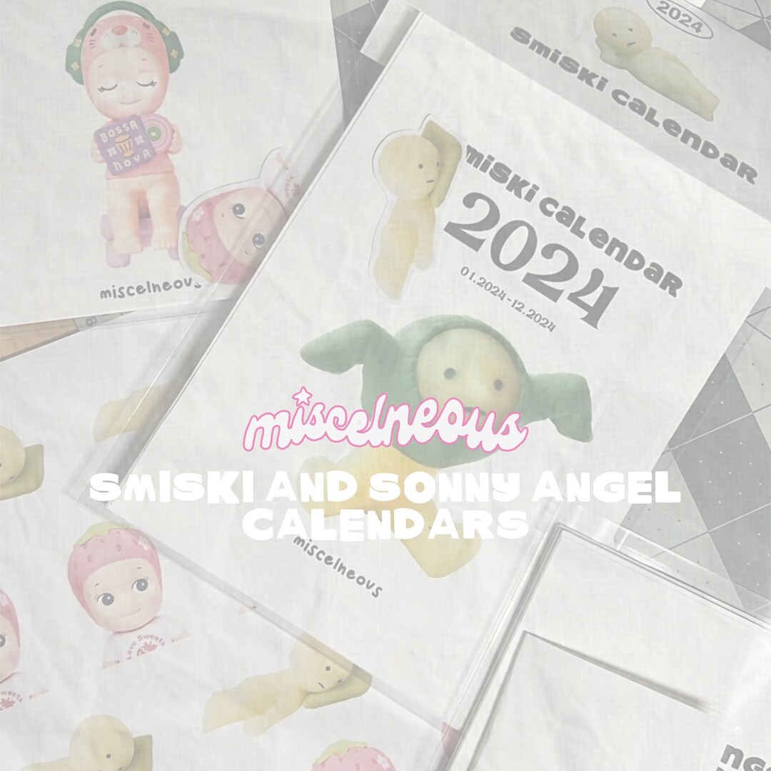Smiski & Sonny Angel 2024 Calendars Etsy UK