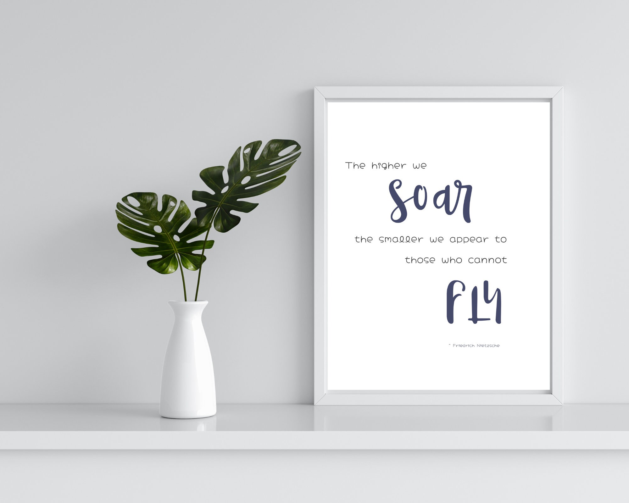 Printable Nursery Wall Art | Hand Drawn Birds and Quote | Nursery Decor ...