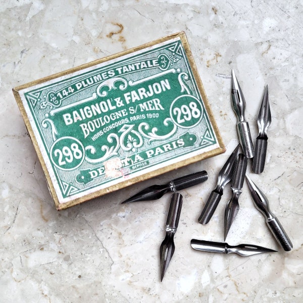 Baignol & Farjon No. 298 Tantale Vintage Nib Calligraphy Pointed Pen