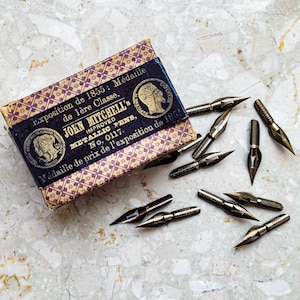 John Mitchell No. 0117 Vintage puntige kalligrafiepen
