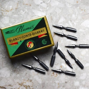 Gilbert & Blanzy Poure No. 730 EF Plume Princesse Vintage nib Calligraphy Pointed Pen