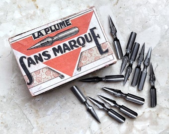 Stylo pointu calligraphie plume vintage La Plume Sans Marque