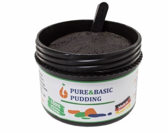 Aqua Birne Pure+Basic Pudding | Hauptfutter für Garnelen & Schnecken im Aquarium | Wirbellose Futter Garnelenfutter Fische Welse Garnele