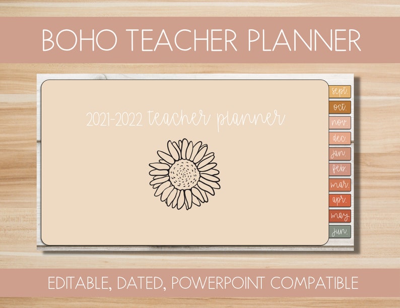 20222023 Digital Teacher Planner Etsy