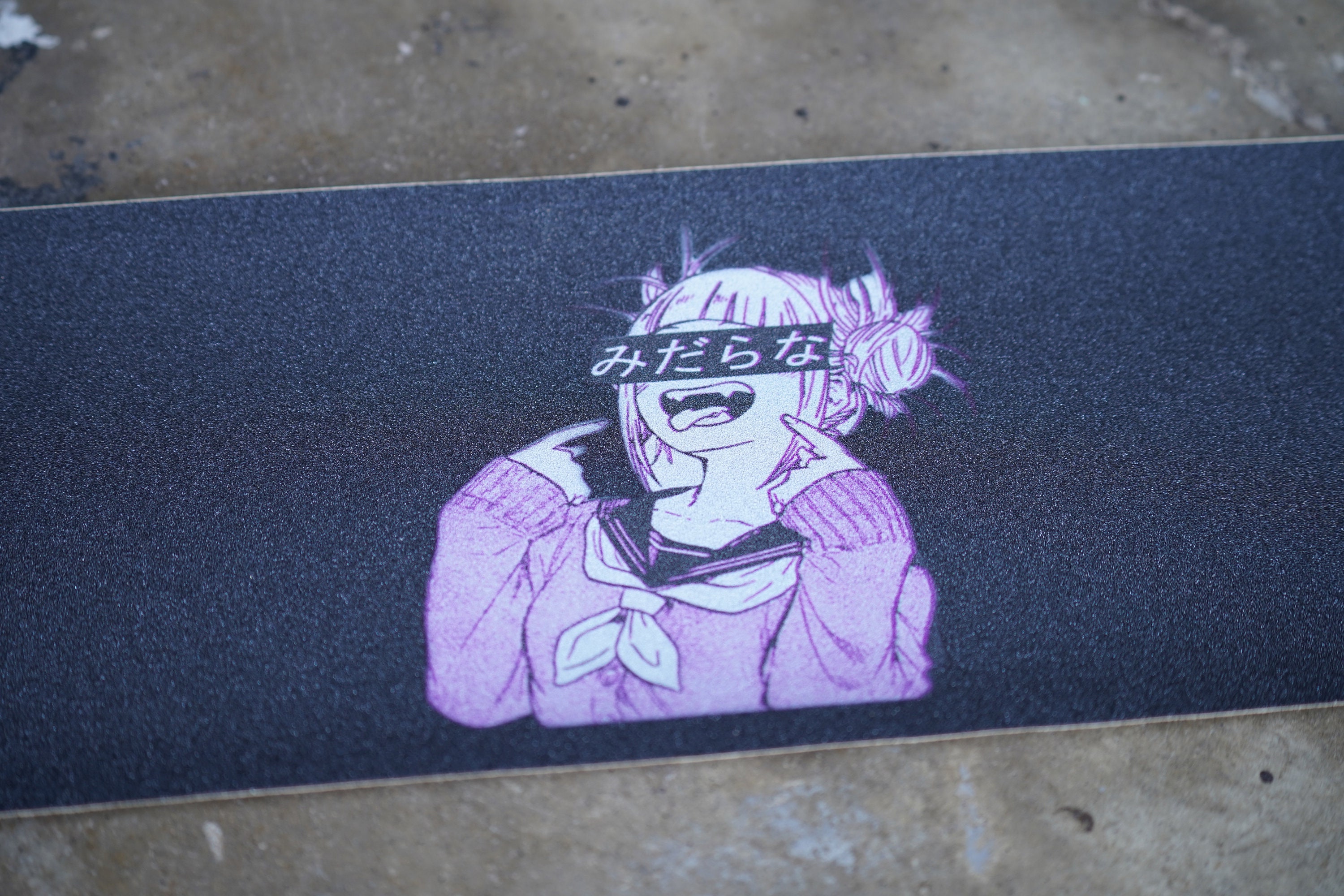 Toga Anime Grip Tape Art Jessup Griptape Etsy