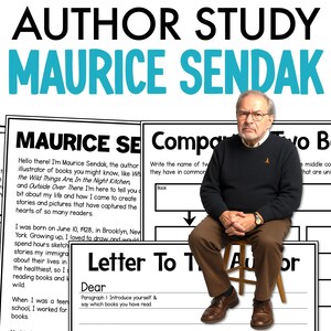 Maurice Sendak Author Study, Printable Worksheets (PDF Download)