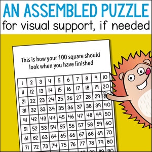 Place Value to 100 Jigsaws, 100 Chart Jigsaw Activity, Printable PDF ...