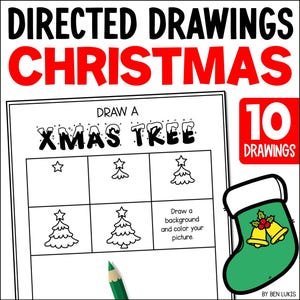 Hoe teken je kerstfoto's voor kinderen, kersttekening, homeschool kersttekenactiviteit, kerstman tekenen, enz., Snelle afmakersactiviteiten