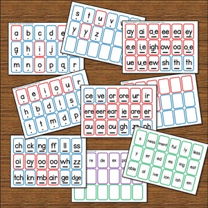 Letter Tiles for Orthographic Mapping, Phonics Tiles for Making Words ...
