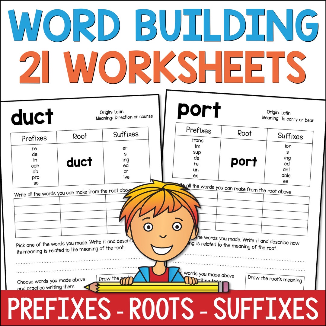 Making Words With Word Bases, Prefixes and Suffixes, Word Study