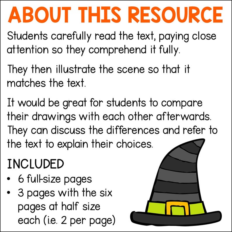 a poster with a witches hat on it
