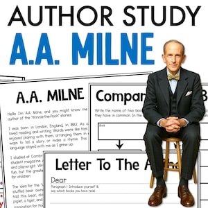 AA Milne Author Study Unit, afdrukbaar thuisonderwijs (pdf-download)