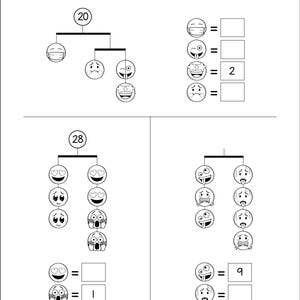 a worksheet for a mobile math game