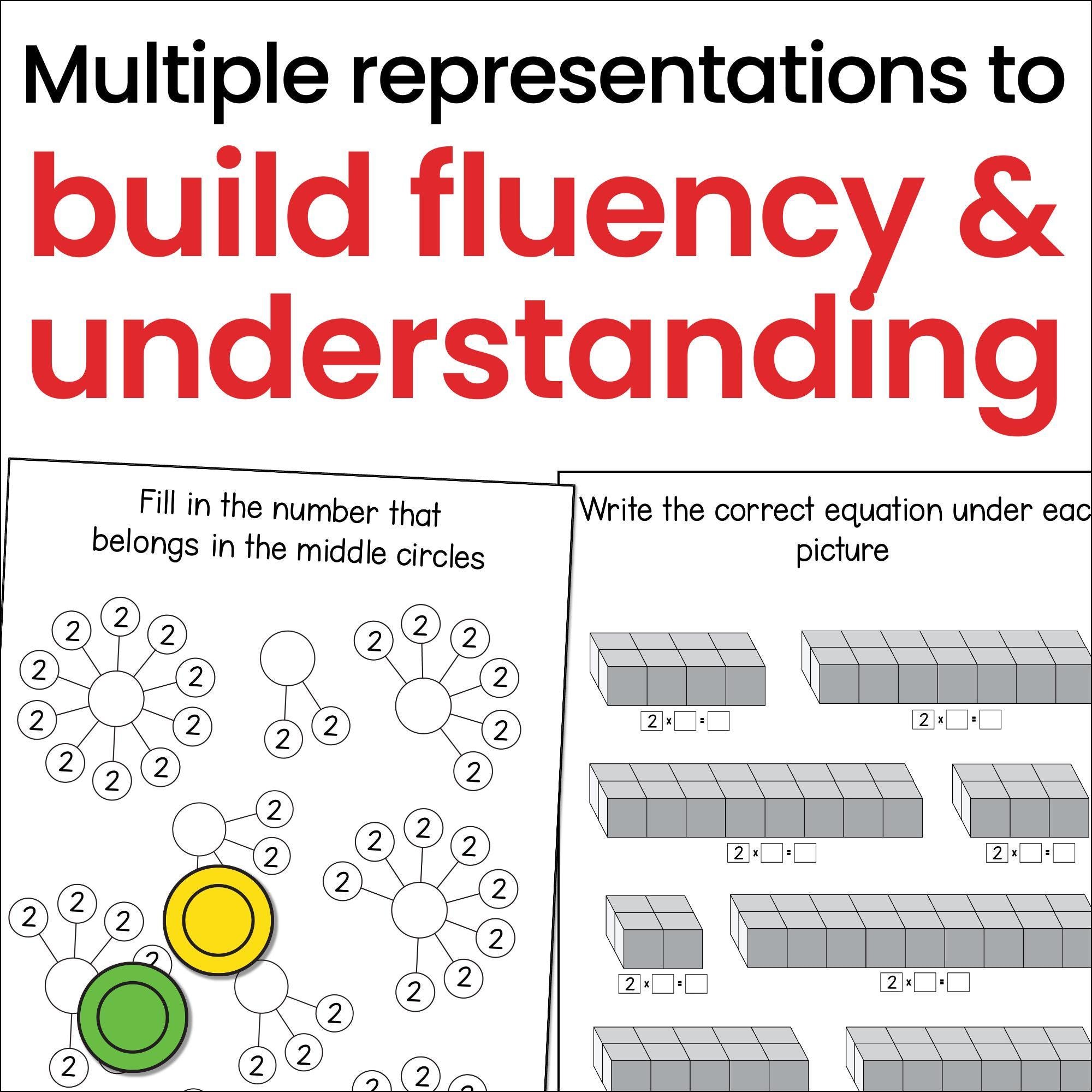 2 Times Table Multiplication Worksheets, Multiply by 2 Math Practice ...