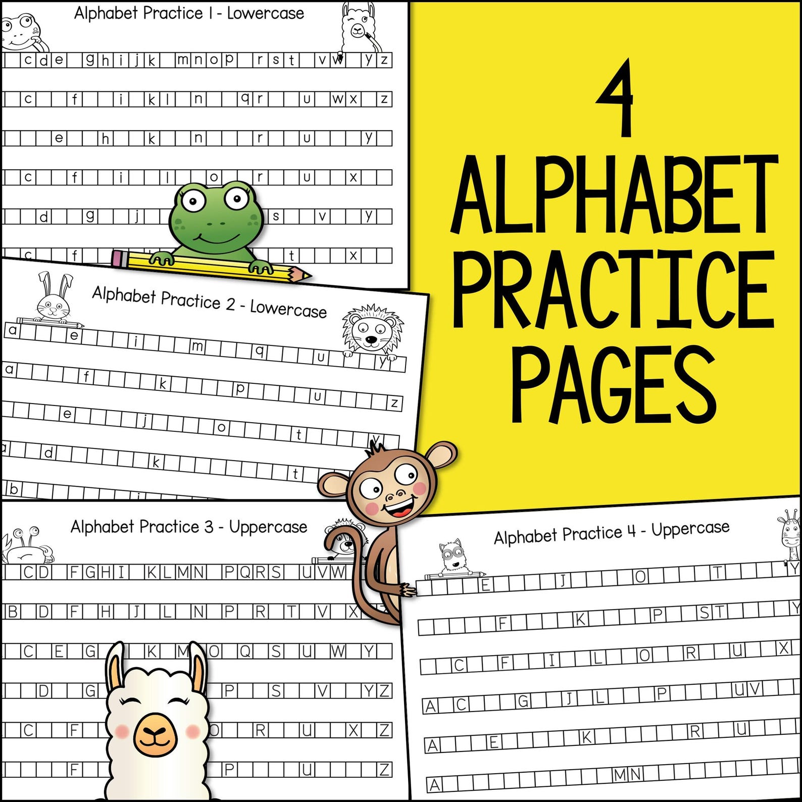 Alphabetical Order Worksheets, ABC Practice, Early Literacy (digital ...