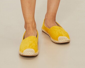 yellow box espadrilles