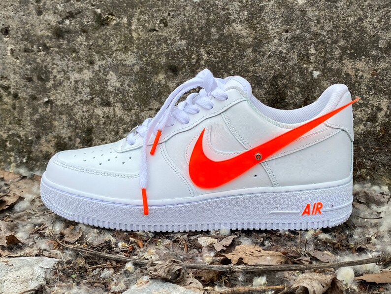 air force 1 orange swoosh