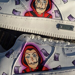 nike air force la casa de papel