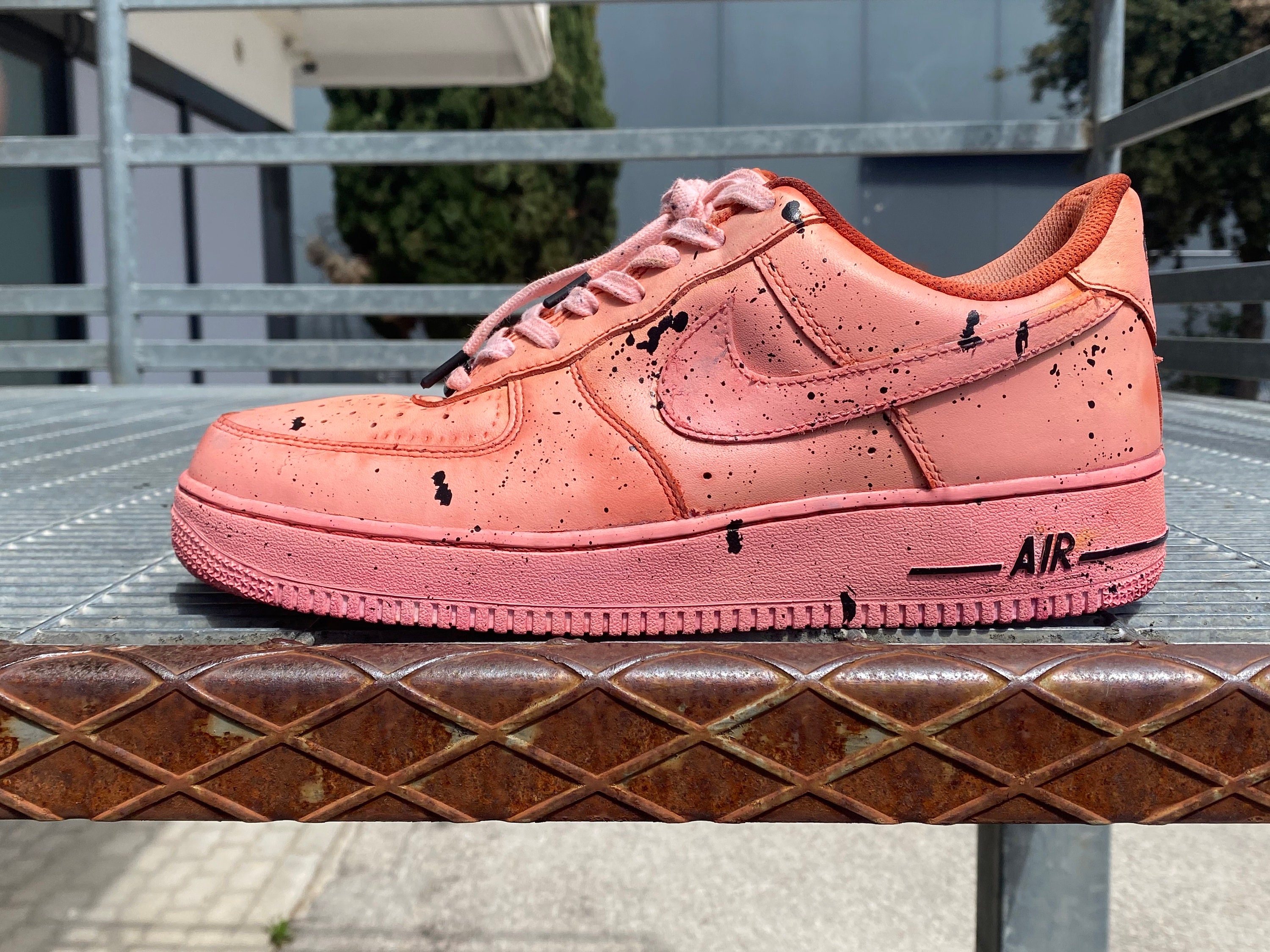 peach air force ones