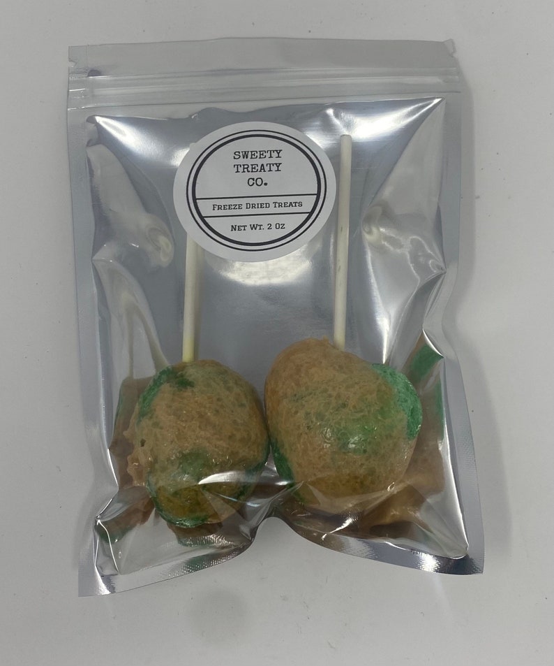 Freeze Dried Caramel Apple Sucker Freeze Dried Skittles Freeze Etsy