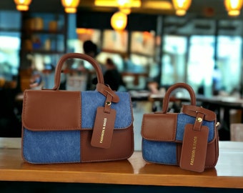 Mommy Me Handbag Set Mother and Daughter Handbags Mom Daughter Matching Christmas Gift Mama and Child Pursesmatching Gift Mama and Me Etsy