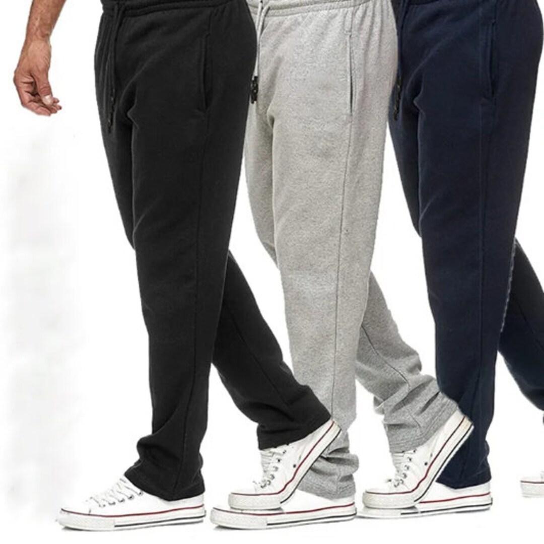 Men's Casual Sweatpants Slim Tracksuit Pants Etsy