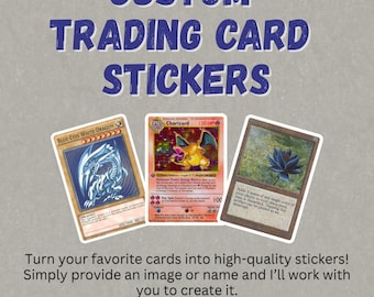 Custom Trading Card Stickers