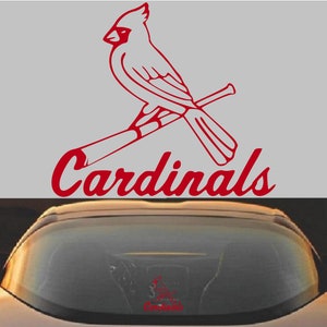 St. Louis Cardinals Vinyl Decal Sticker (Choose your size & Color)