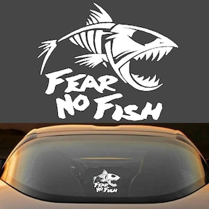 Fear No Fish Vinyl Decal Sticker