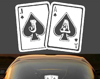 Jason Aldean Country Music Black Jack Cards Vinyl Decal Sticker - Etsy