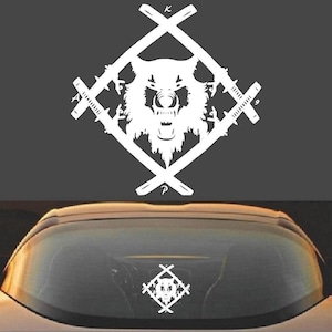 Xavier Wulf Hollow Squad Vinyl Decal Sticker
