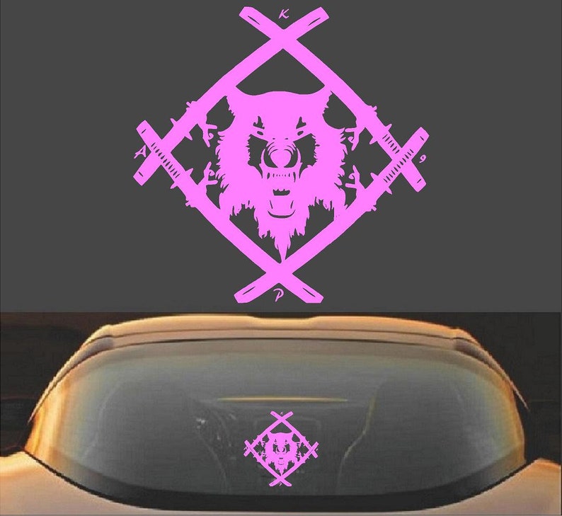 Xavier Wulf Hollow Squad Vinyl Decal Sticker Etsy