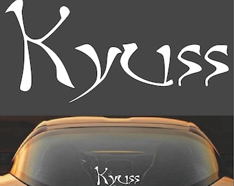 Adhesivo de vinilo de la banda de rock Stoner de Kyuss