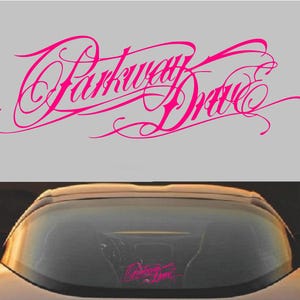 Vinyl sticker sticker Parkway Drive metalcore band Hot Pink