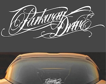 Calcomanía de vinilo de la banda de metalcore Parkway Drive