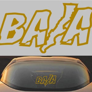 Baja California Mexico Native Vinyl Decal Sticker - Etsy