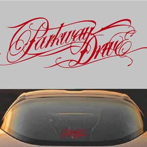 Vinyl sticker sticker Parkway Drive metalcore band Rood