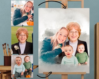 Personalized Memorial Photo Collage: Custom Bereavement Keepsake (Digital File)