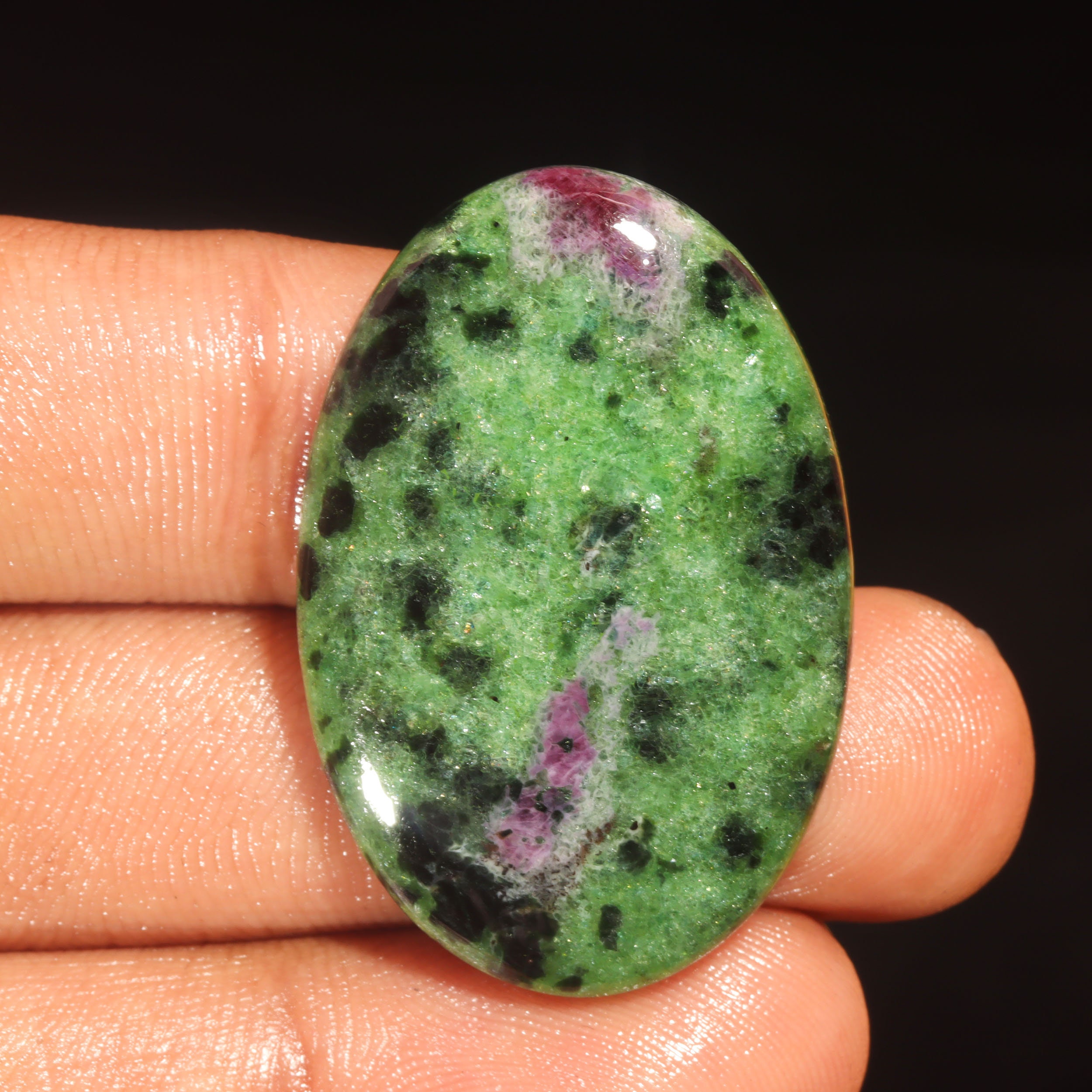 Beautiful Top Grade Quality 100% Natural Ruby Zoisite Oval Shape Cabochon Loose Gemstone Pair For Making Earrings 37.5 Ct 29X17X4 mm AR-506 Beautiful Top Grade Quality 100% Natural Ruby Zoisite Oval Shape Cabochon Loose Gemstone Pair For Making Earrings 37.5 Ct 29X17X4 mm AR-506