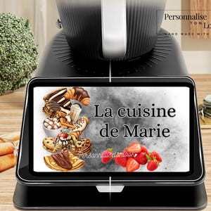 Housse Thermomix TM7 En Toile Cirée Transparente - Protection Neuve