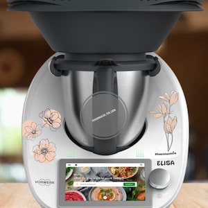 thermomix stickers thermomix sticker flowers minimalist sticker kitchen robot cookeo tm6 tm5 tm31 terracotta flowers