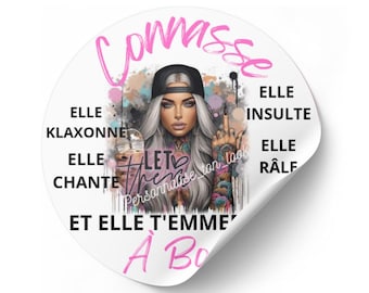car stickers humor tattooed woman humorous car bumper sticker car accessories vehicle sticker auto stickers