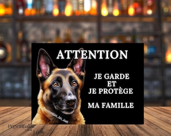 metal dog sign beware of the dog, no entry sign, garden house dog sign enamel sign Beware of the dog