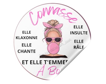 car stickers humor woman humorous car bumper sticker car accessories vehicle sticker self adhesive stickers