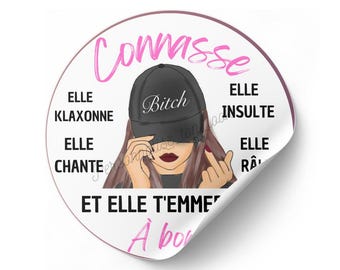 car stickers humor bitch on board humorous car bumper sticker woman car accessories funny vehicle sticker