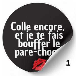 Lot De 4 Autocollants Voiture "Je T'aime, Conduis Prudemment" - Adhésif Résistant - Cadeau Mignon Pour Proches