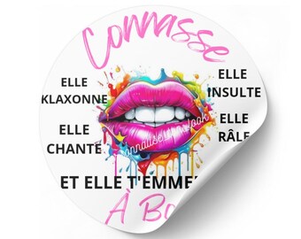 Lgbt woman humor car stickers humorous car bumper sticker car accessories vehicle sticker auto stickers